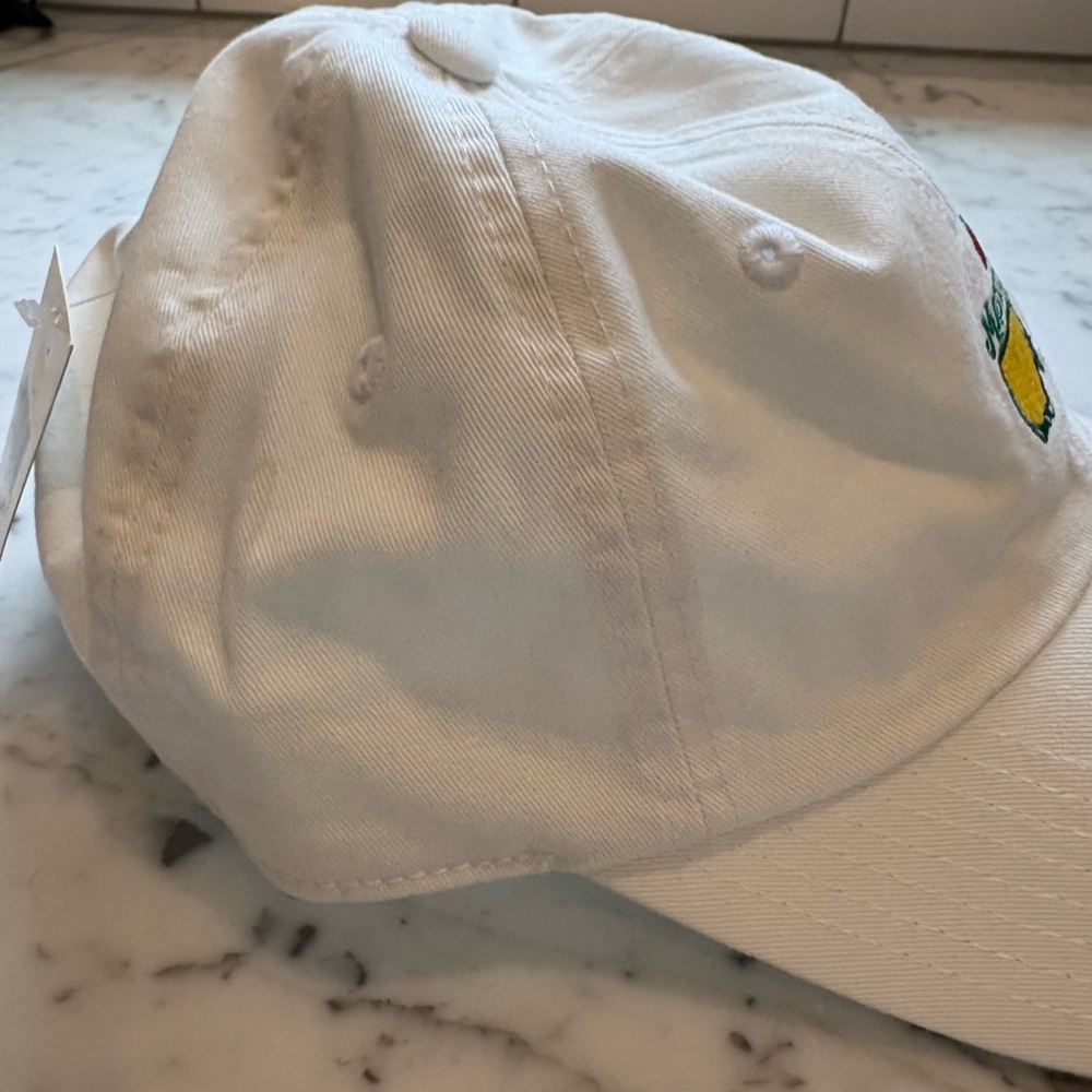 White Masters Golf Hat- small fit - Picture 6 of 13